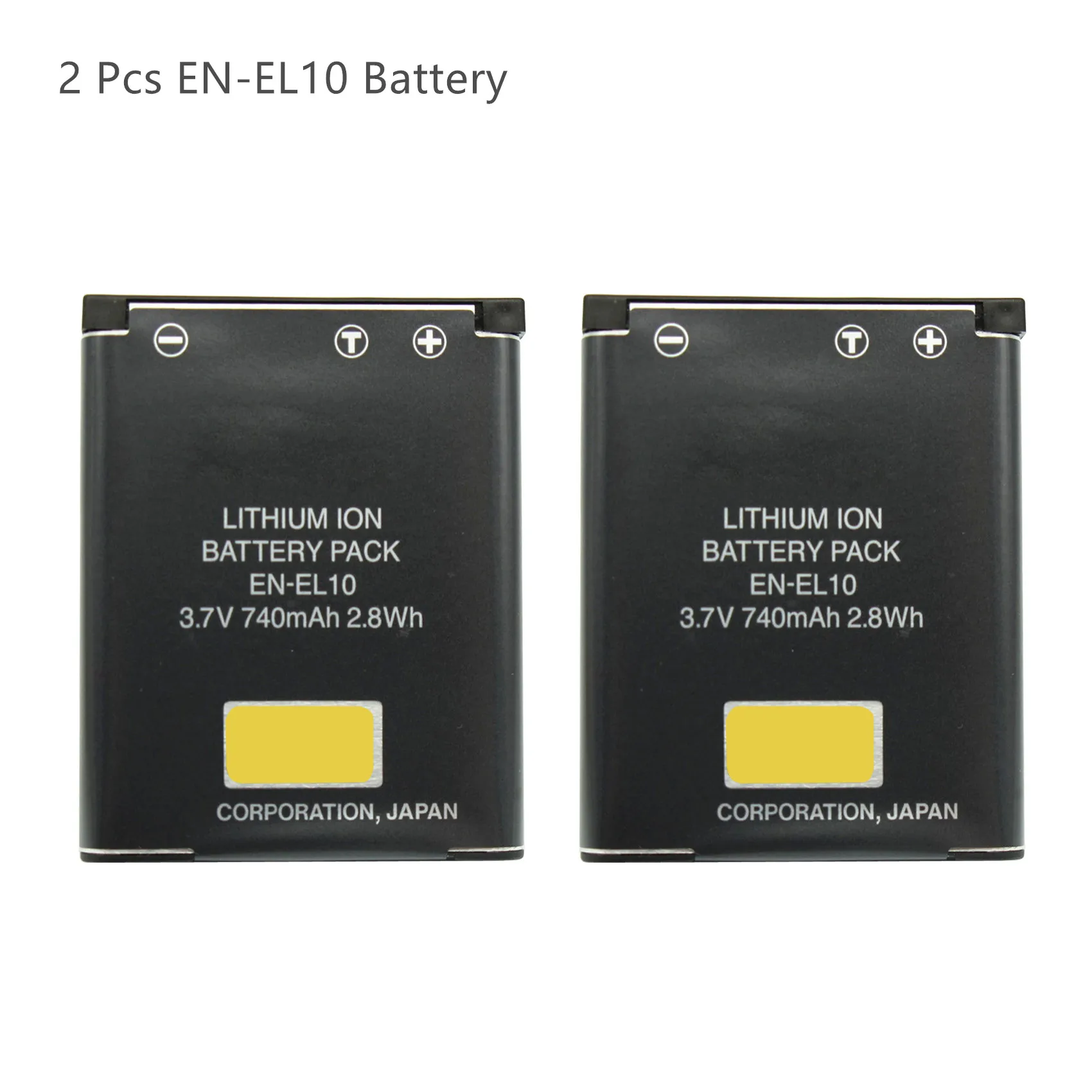ENEL10 EN-EL10 740mAh Camera Battery For Nikon Coolpix S60 S5100