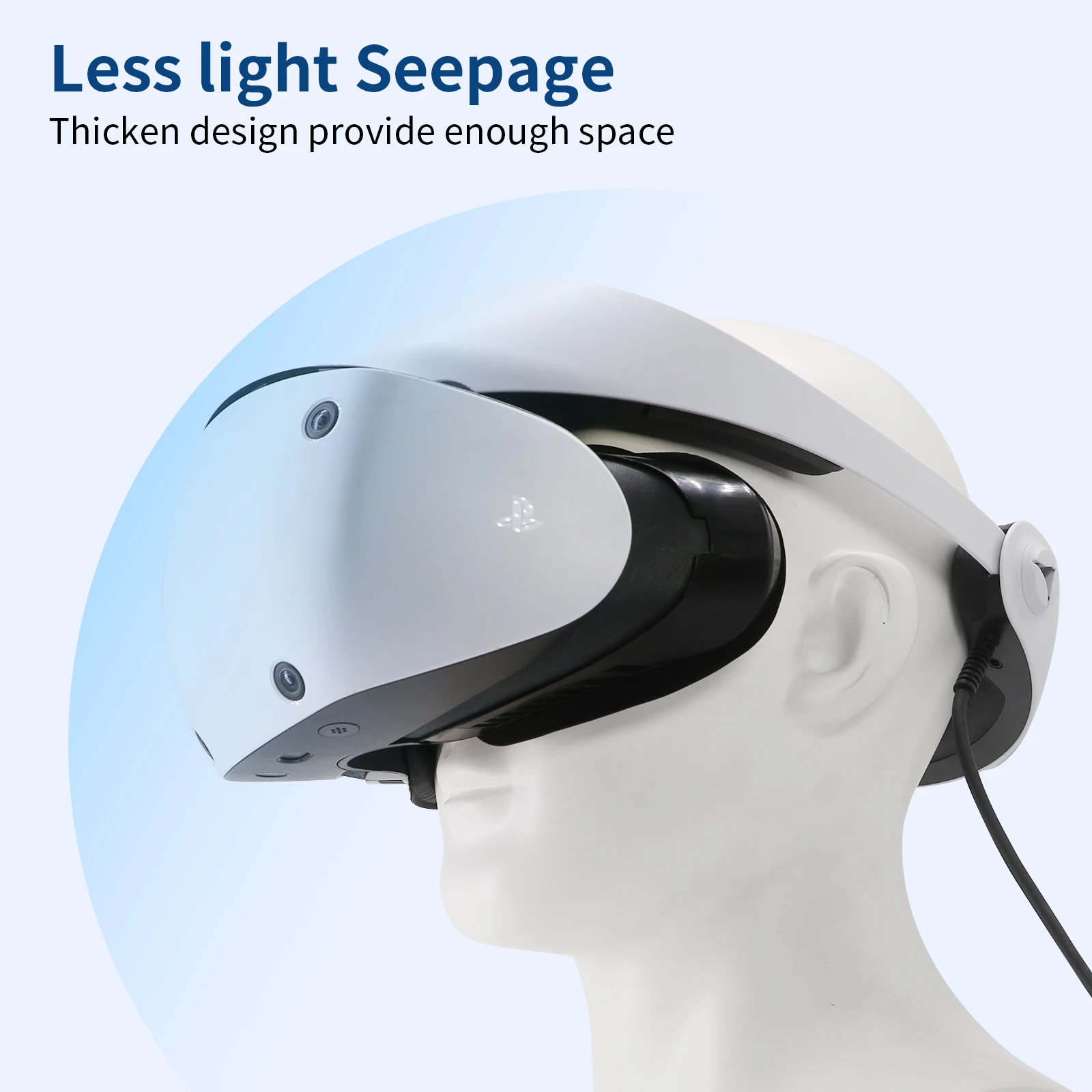 VR Face Pad for Playstation VR2, PSVR2 Fitness Facial Interface