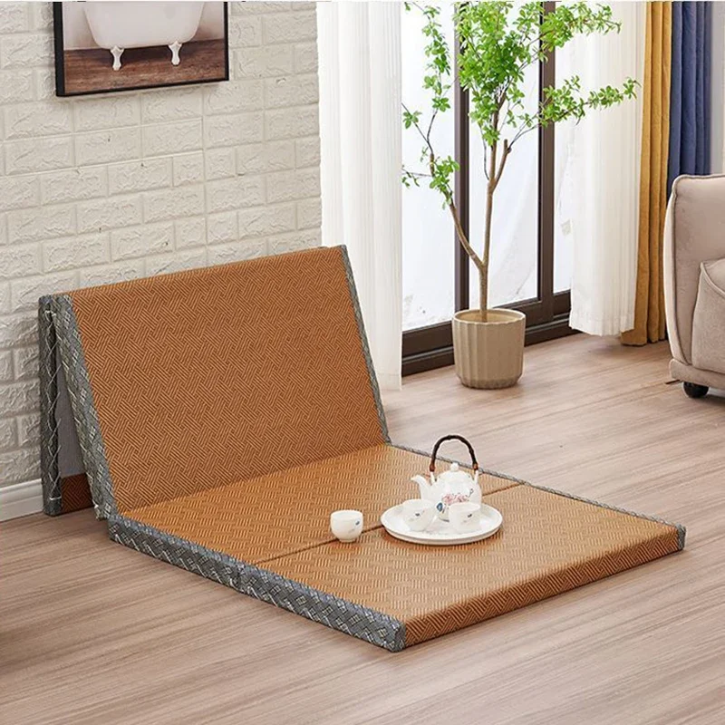 Portable foldable tatami mats, home mats crawling mats bedrooms living rooms offices nap beds folding beds and floor mats
