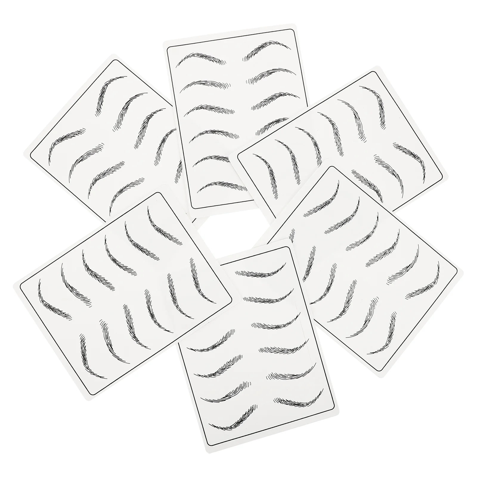 

6 шт., резиновая поддельная кожа для обучения тату