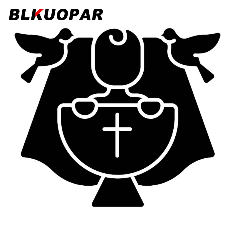 

BLKUOPAR Christening Black Glyph Car Stickers Waterproof Decal Creative Vinyl Car Assessoires Motocycle Helmet Suitcase Decor