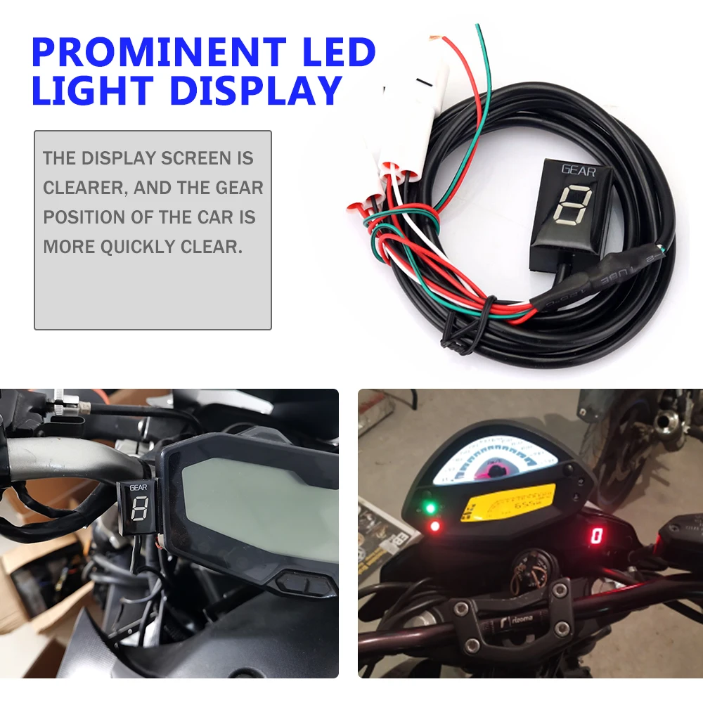 Advanced Motorcycle Gear Indicator Display