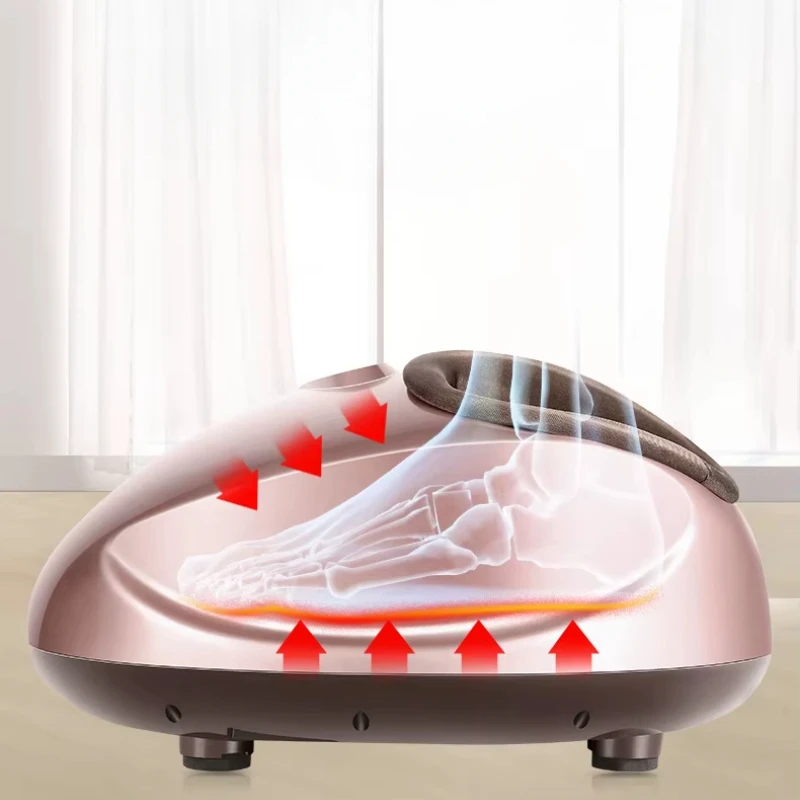 Automatic Foot Massager Machine with Kneading Rolling Timer Digital Display Electric Foot Reflexology Massager Relaxation