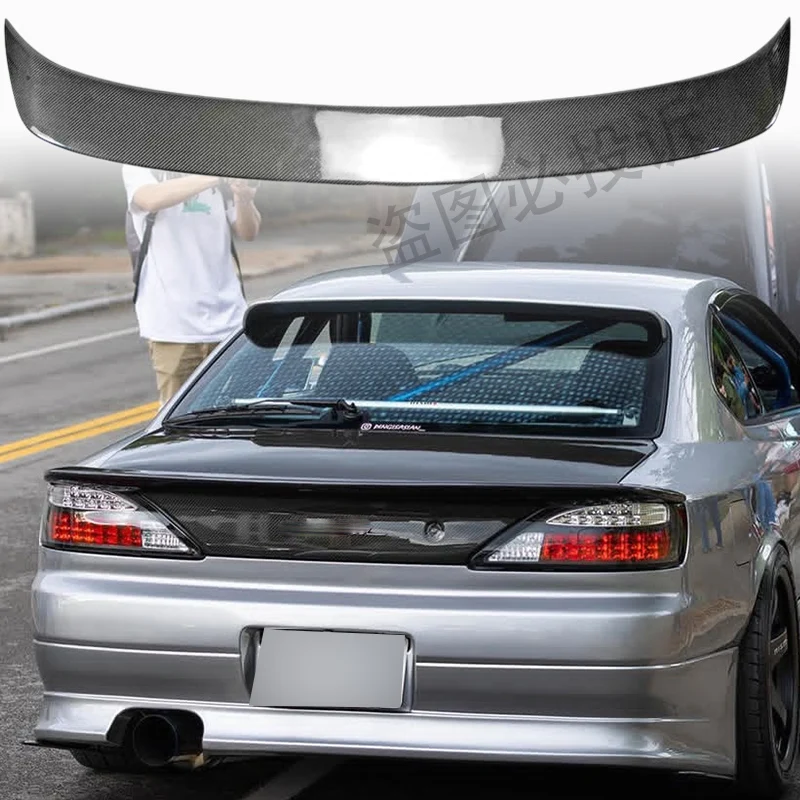 日産 S15 シルビア DX 高品質カーボンファイバーリアトランクダック 