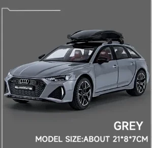نموذج سيارة RS6 Avant Station Wagon Diecast Alloy،...