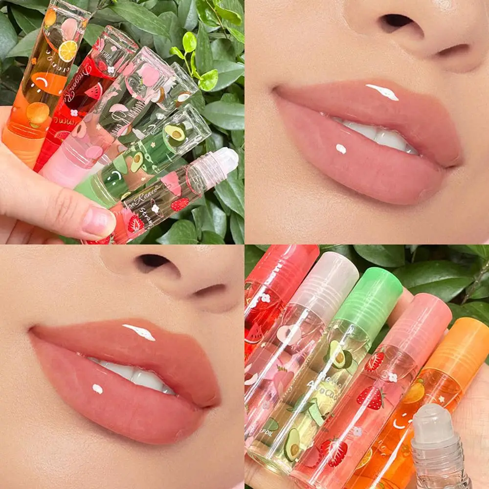 1PC Transparent Lip Gloss Clear Oil New Lip Glaze Velvet Matte Balm Lip Moisturizing Sexy Liquid Air Fruit Cute Plumper O6C3 images - 6