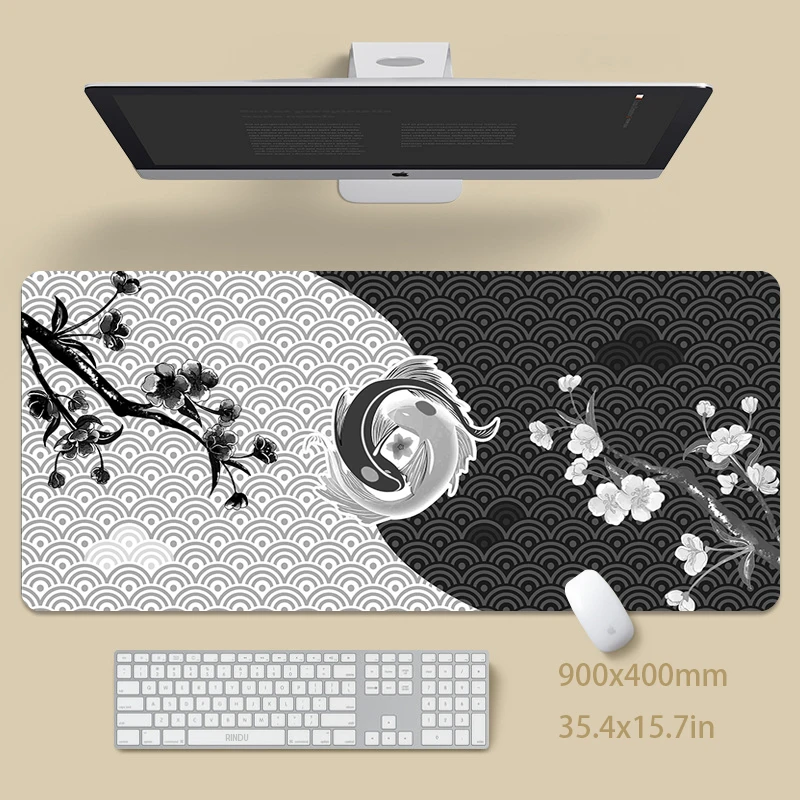 thumbnail image 1 of Alfombrillas de ratón para juegos de arte de peces, alfombrillas de ratón para jugadores, alfombrilla de ratón grande, alfombrilla de escritorio, alfombrillas para teclado, alfombrillas de mesa, alfom, 1 of 5