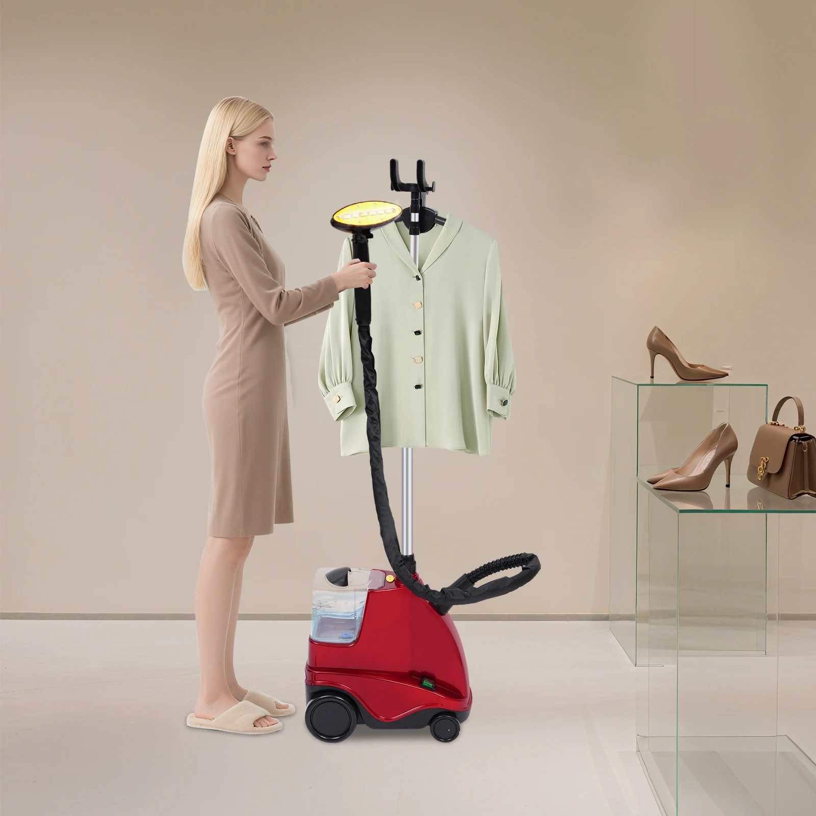 Kleiderdampfer 2500 W – Vertikales Dampfbügeleisen für Kleidung