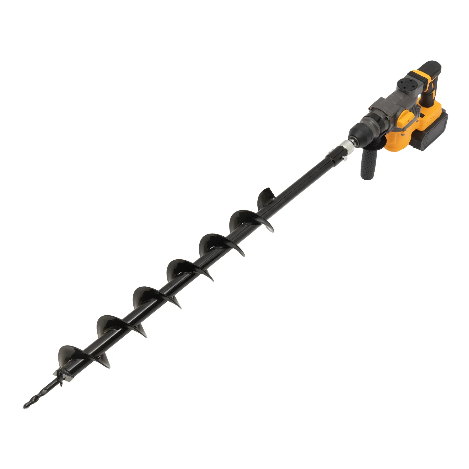 Cordless Rotary Hammer Drill brushless Gas Powered Post Hole Digger for Drilling 3