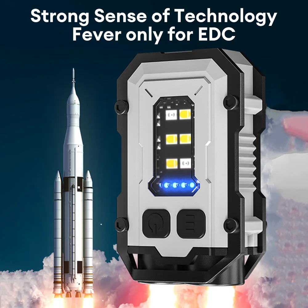 Description Picture 5 of itemMini COB Keychain Light Portable Super Bright Camping Flashlight Magnetic Key Chain Torch Work Light Outdoor Emergency Lantern