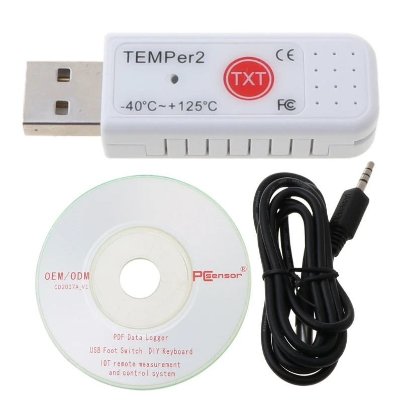 PC TEMPER2 USB Thermometer Hygrometer Temperatur Datenlogger Recorder Drop Shipping