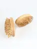Wooden Massage Comb Mini Brush Massage Detangling Hairbrush No Handle Scalp Care Styling Comb for Straight Curl Hair 1