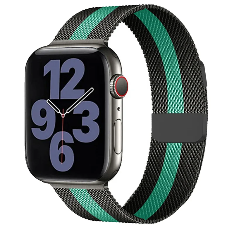 Elegant Milanese Loop Metal Strap for Apple Watch - Premium Stainless Steel Band