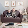 Kids Couch, Double Seat Children's Sofa w/Under Seat Storage, Toddler Armrest Chair, Kids Room, Soft Kids Sofa with Storage 1