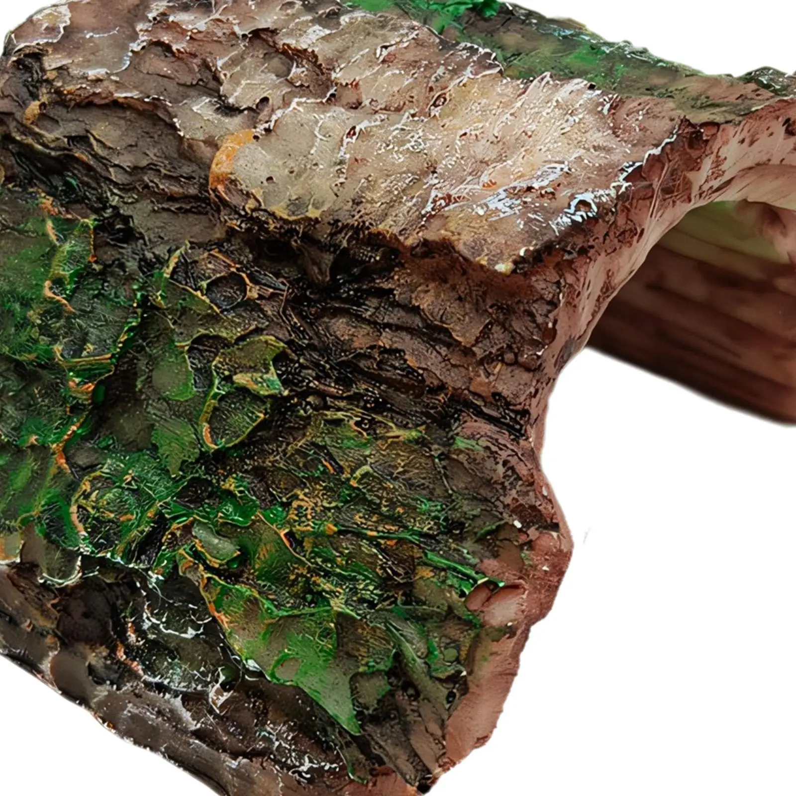 Reptile Hideout Accessories Landscaping Decoration Habitat Hollow Tree Trunk for
