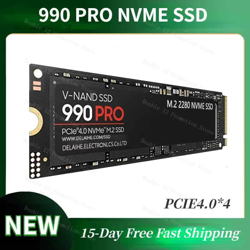 

2023 Original NVME M2 990 PRO SSD 1TB 2TB 4TB 8TB 2280 PCIe Gen 5.0 Hard Disk Internal Solid State for PlayStation 5 Laptop PC