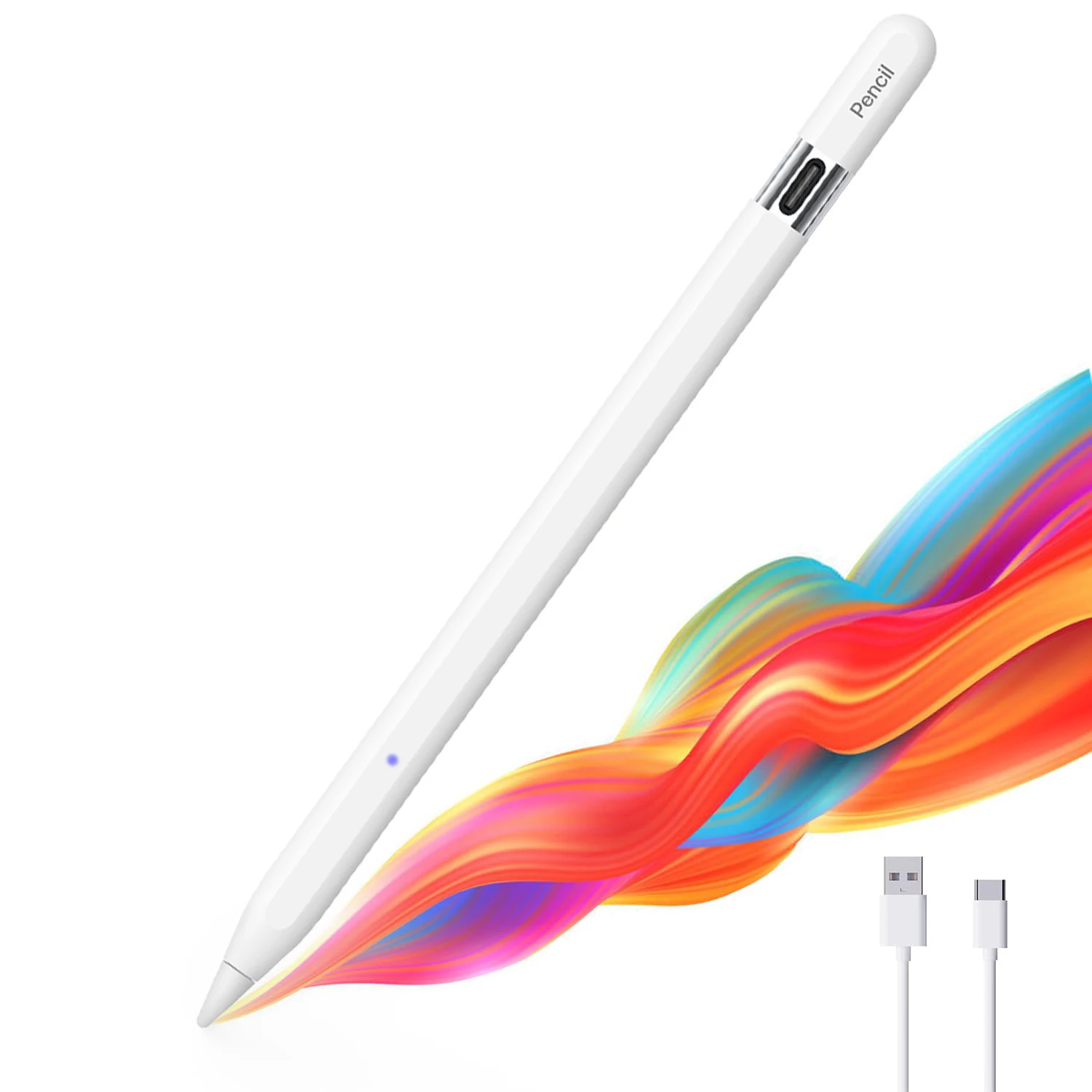 

Stylus for iPad pencil usb-c iOS Tablet Stylus Palm Repulsion Tilt Pressure sensing with Power display iPad 6 7 8 9 10 Pro 3 4 5