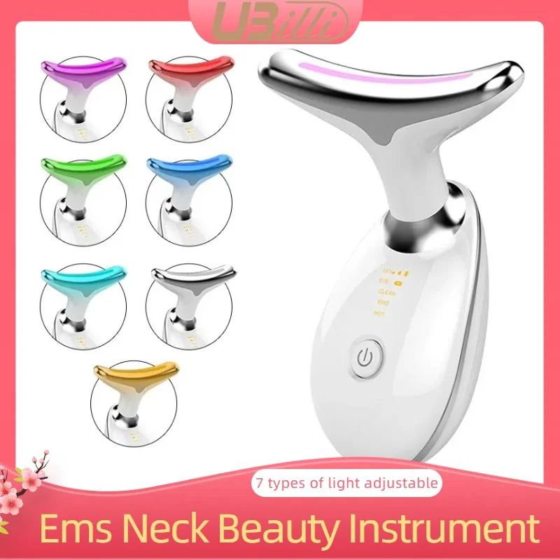 Ems Neck Beauty Instrument Neck Massage Tool Face Iifting Machine Skindion Neck Wrinkle Beauty Health Three-speed Adjustment - AliExpress