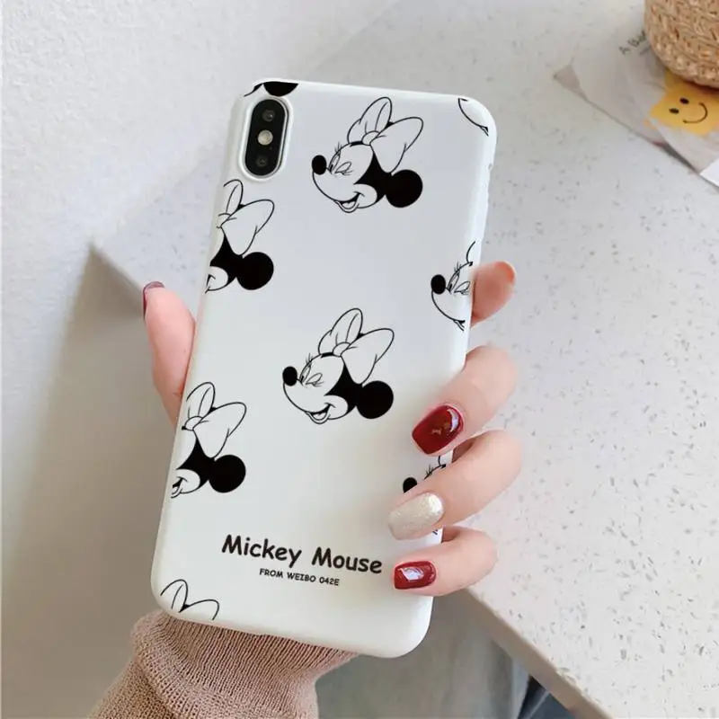 Disney Minnie Mouse Anime Phone Case for iPhone 11 12 13 Mini Pro Xs