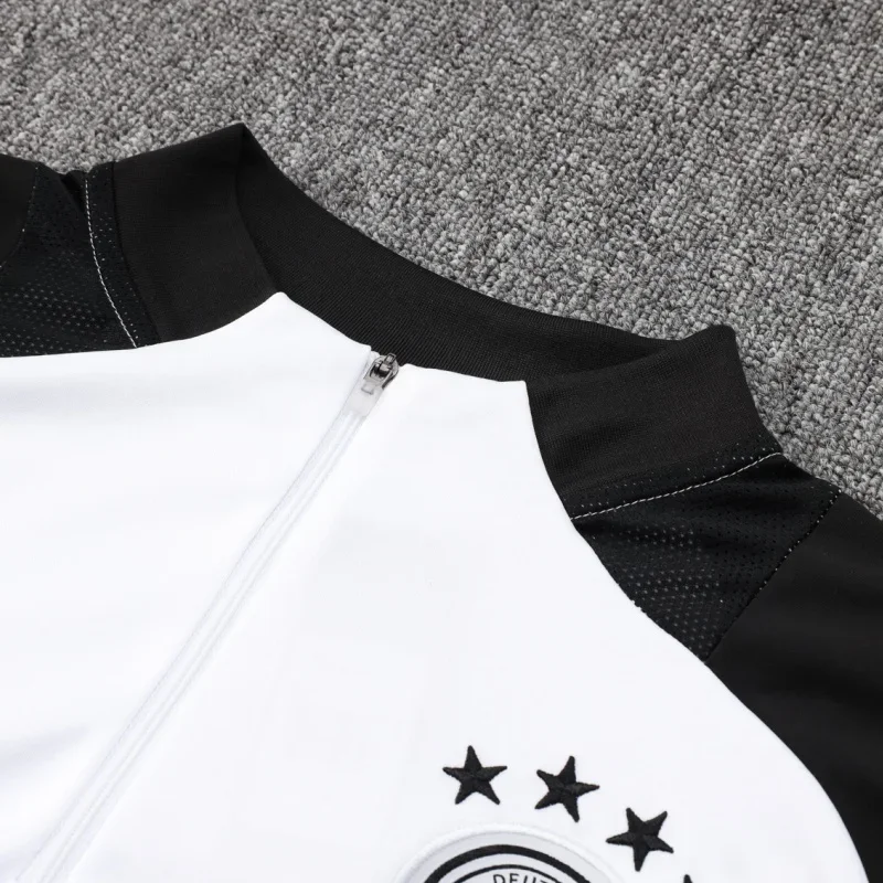 Adidas Soccer Jerseys Men Anti-Shrink Fashionable High-Quality Comfortable Sportswear Training Suit Black and Purple