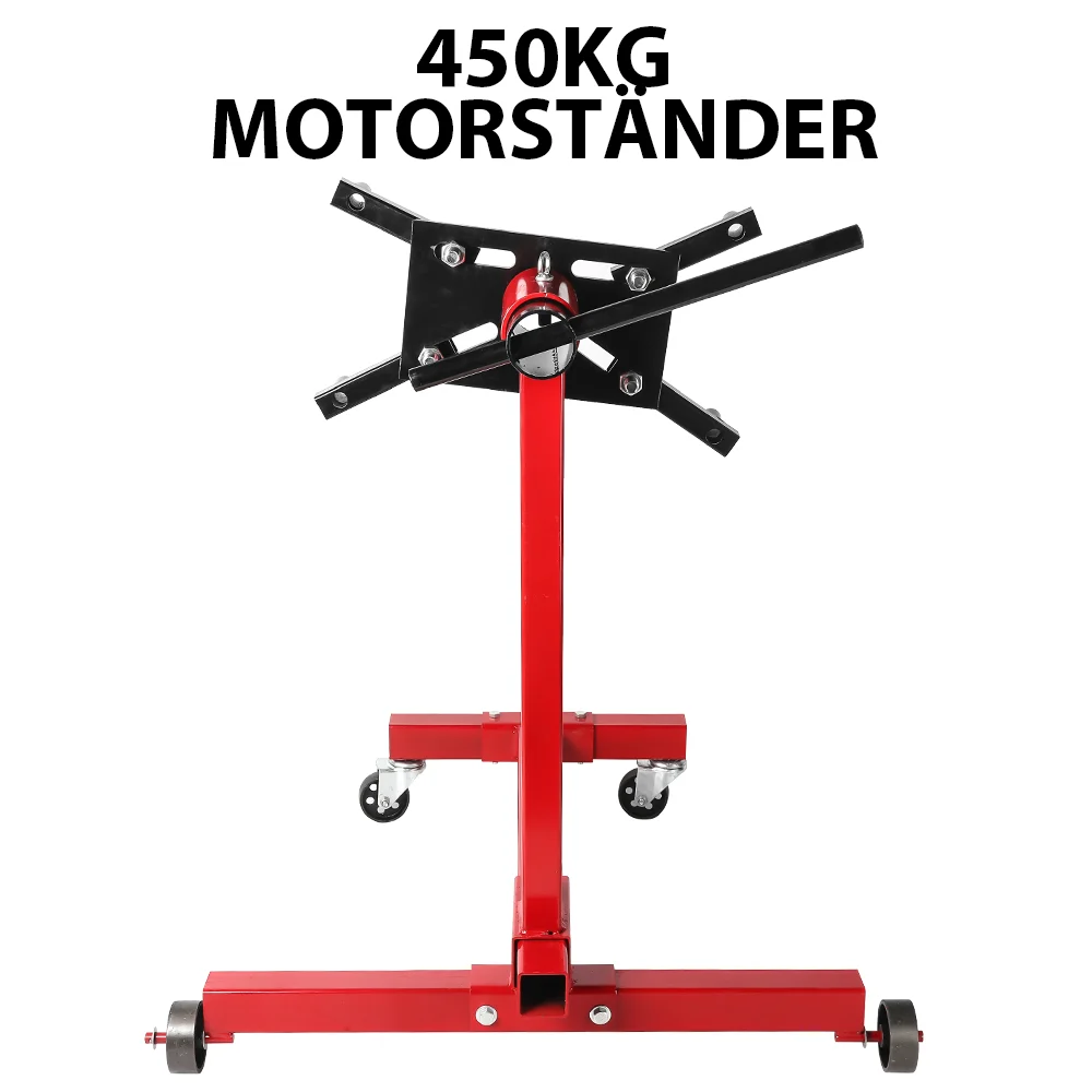 Motorständer 1000LBS Drehbarer Motorständer mit 360 Grad verstellbarem Kopf und Rollwagen für Fahrzeugreparaturen – Detail 9