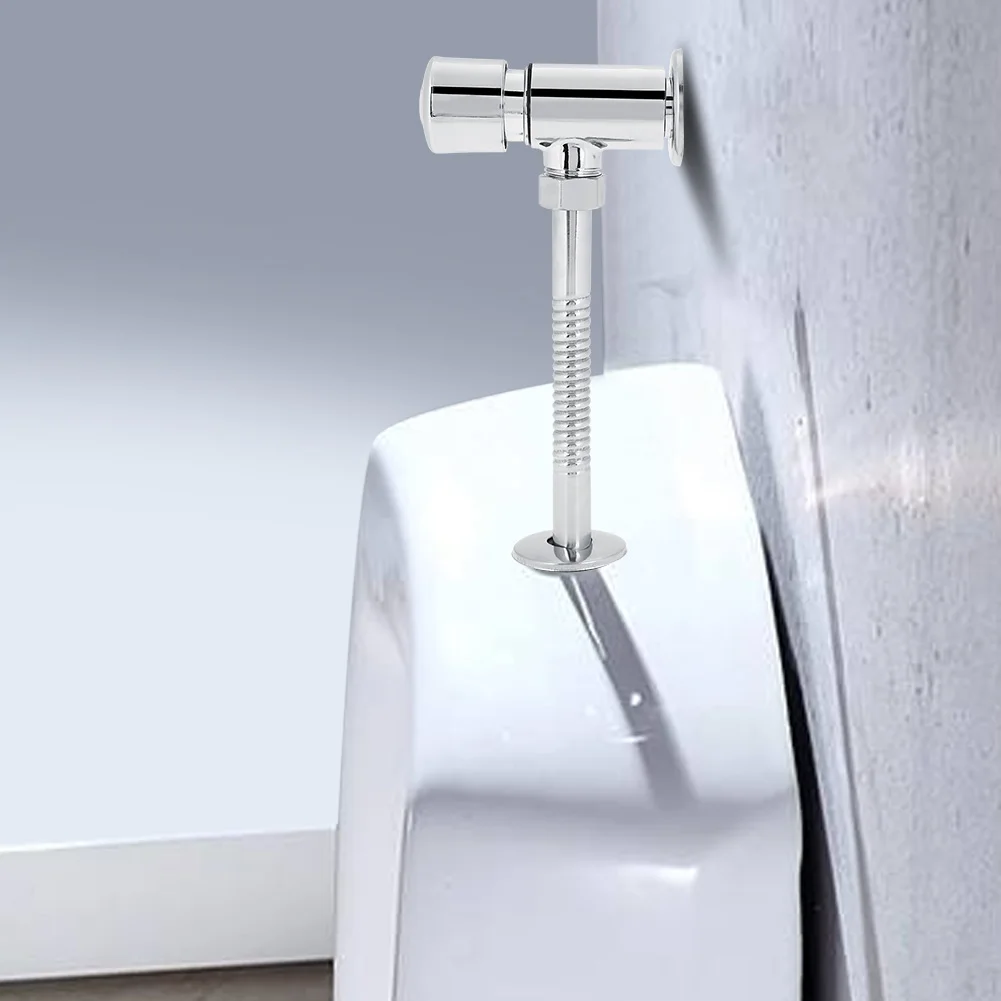 Flush valve DN15 Toilets Urinal Flush Valve Manual Pressure Washer Zinc Alloy 1PC Home Hotel Office Bathroom Accessories toilet tank accessories