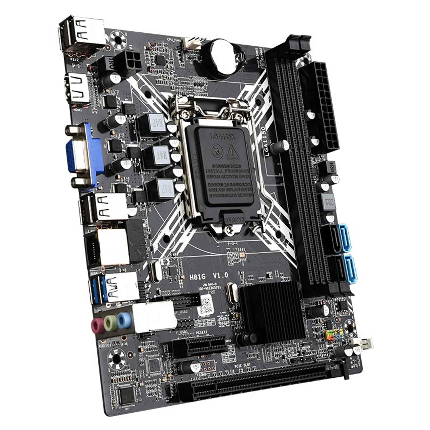 

H81 Motherboard H81G LGA 1150 M-ATX DDR3 Supports 2X8G for Intel Core Celeron/Pentium E3 V3 Processor