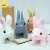 Cute Funny Interactive Electronic Pet Rabbit Toy With Sound Motion Function Perfect Gift For Kids Desktop Decoration 5