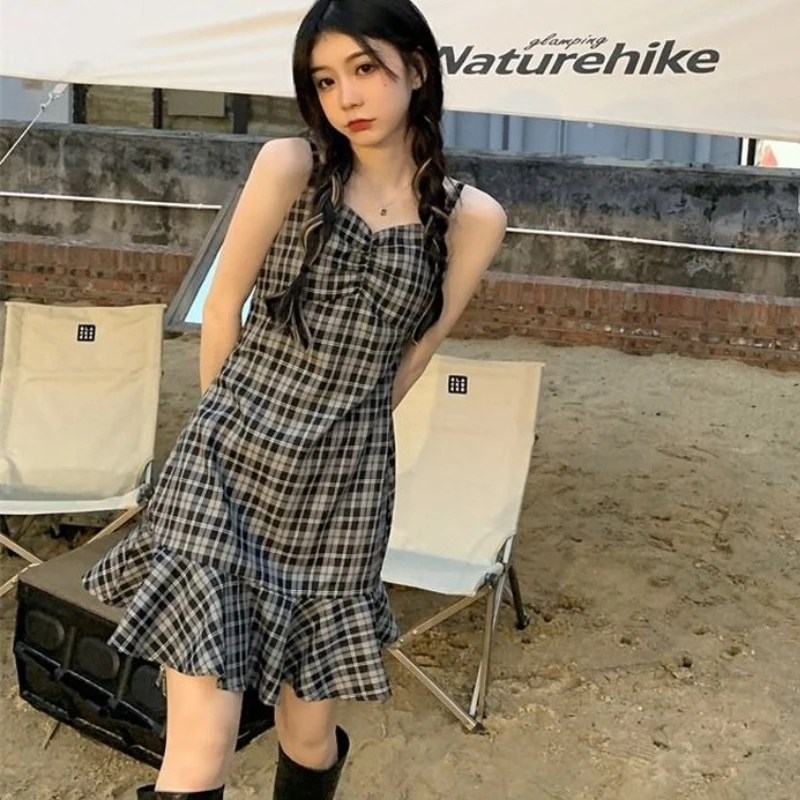 新品♡ミストレアス♡Sleeveless Plaid F&F Dress ミストレアスSleeveless Plaid F&F Dress