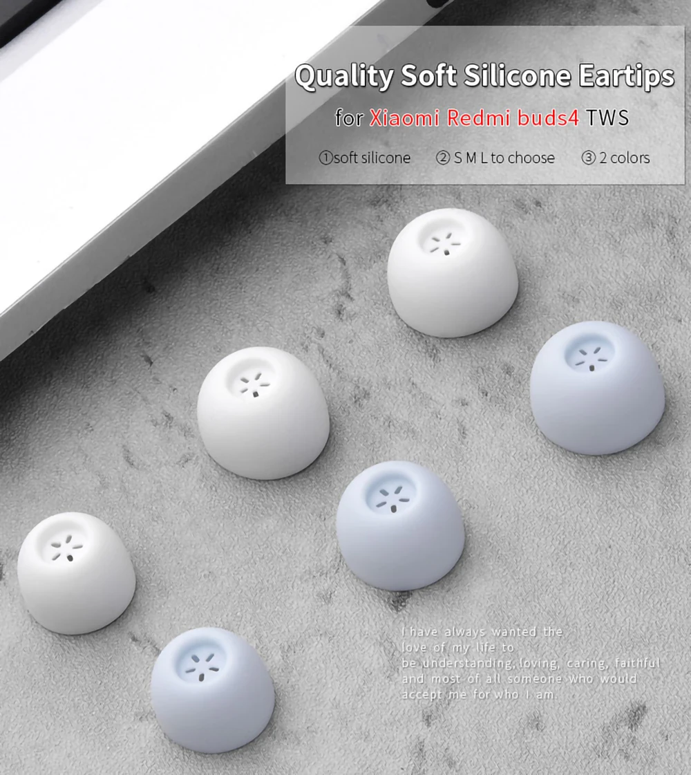 buds4 tws eartips para xiaomi buds 4