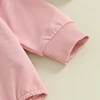 2023-09-08 Lioraitiin Baby Girls Sister Mataching Outfit Set Big Sis Shirt/Lil Sis Romper Crewneck Sweatshirt Romper 5
