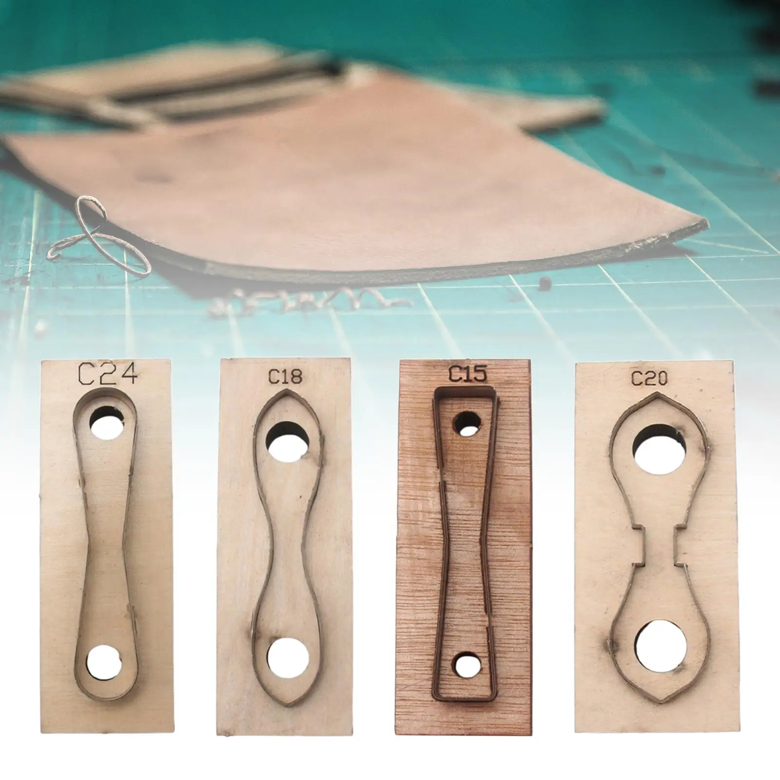 Zipper Pull Cutting Die Wear Resistant Stamping Punching Durable Leather Craft for DIY Handmade Handcraft Scrapbook Accessories