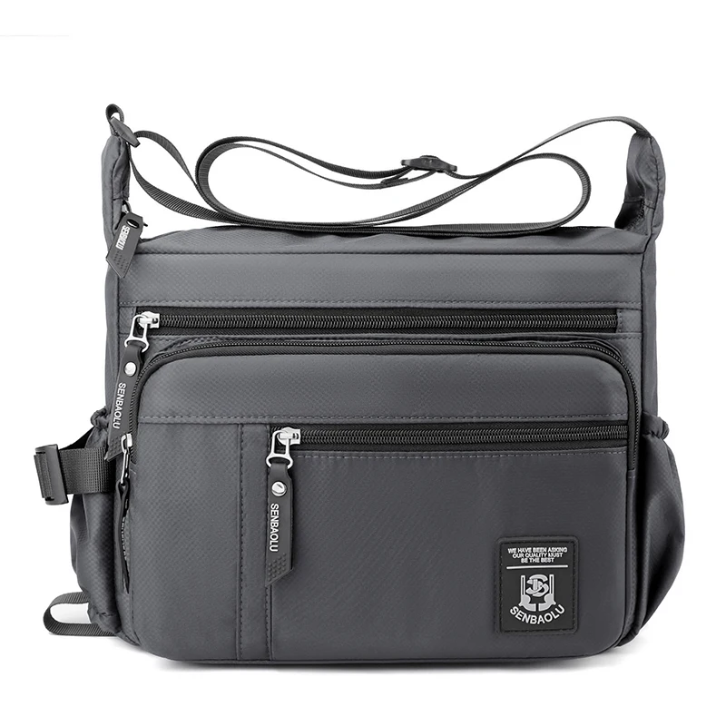 High Quality Men's Shoulder Bag Nylon Man Travel Crossbody Bag Boys  Messenger Bag Business Male Purse Handbag Bolsa Sac