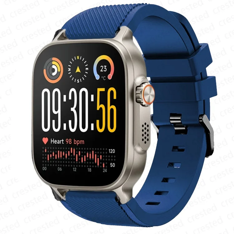Sport Silicone Band Replacement Bracelet - Premium 22mm Watch Strap