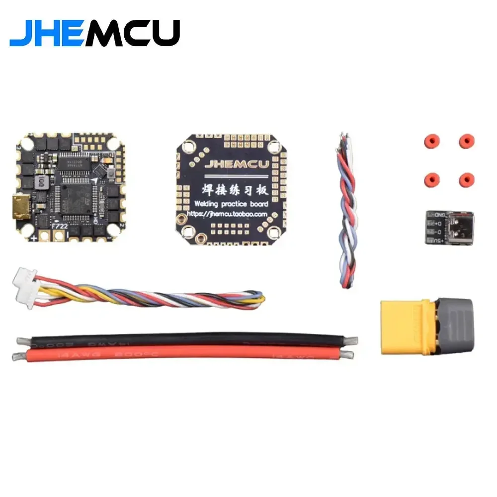 JHEMCU GHF722AIO-HD F722 AIO 40A ESC 2-6S Contrôleur de Vol FPV