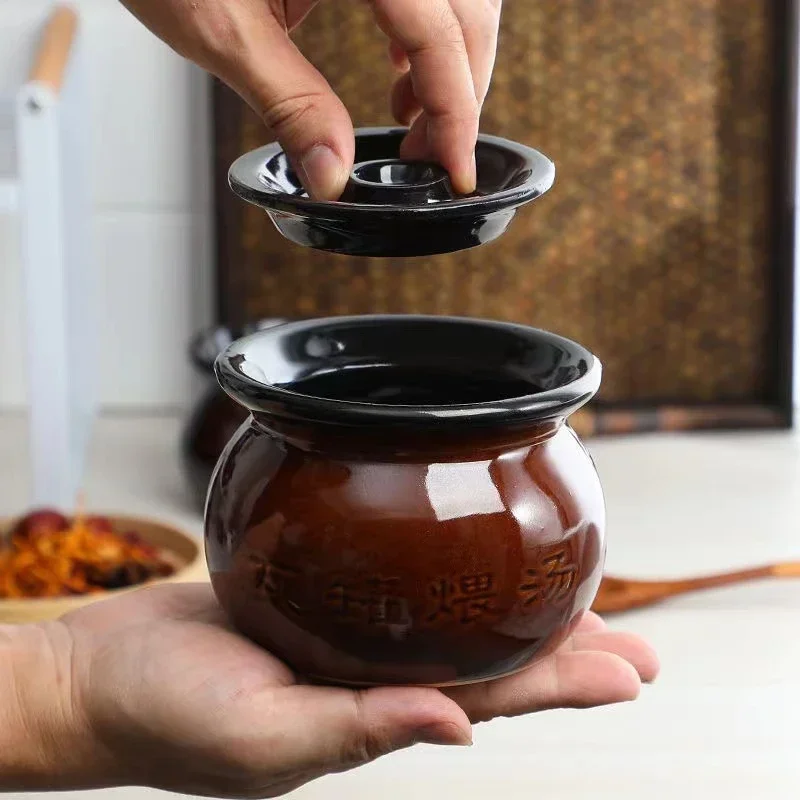 250ml 300ml 500ml 800ml casserole soup clay stew pots rice noodle porridge milk cooking pot pottery pot kitchen gadgets