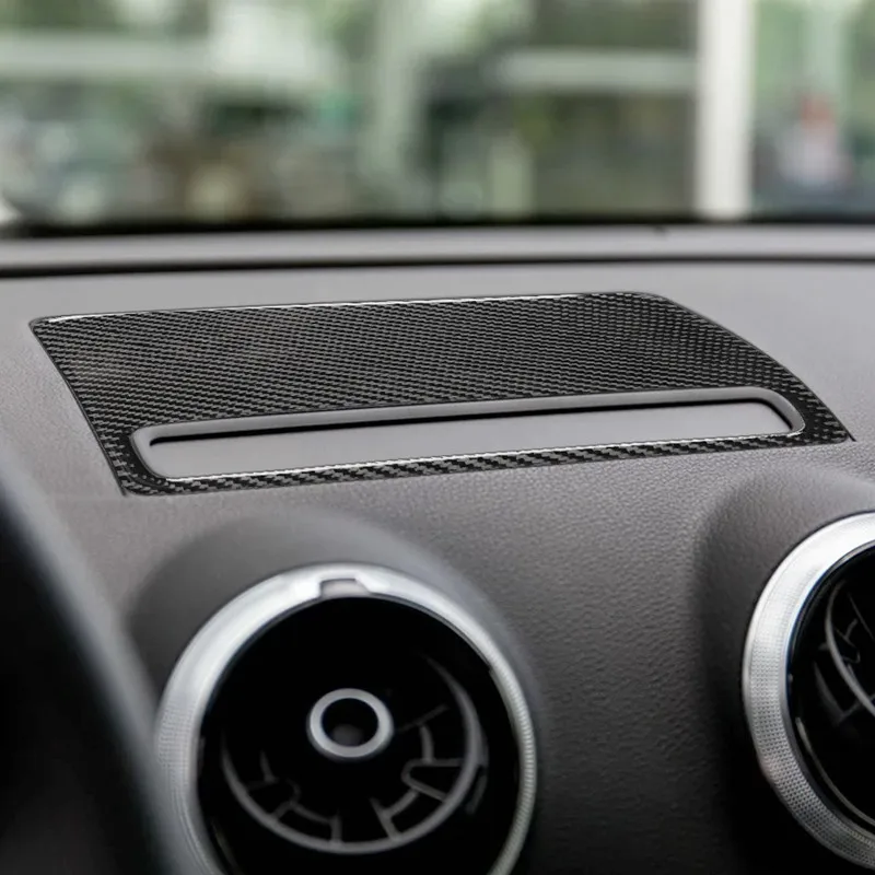 

Carbon Fiber Stickers Car Center Console Modification Decorative Covers Trim Strips For Audi A3 8V 14-19 Car Inner Accessories