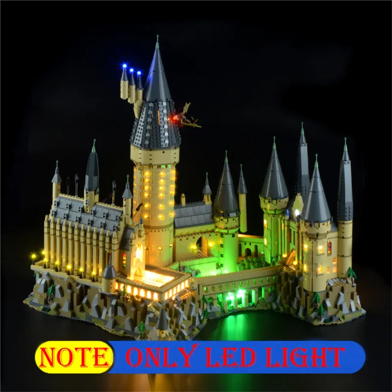 

Led Light Kit For Buildings 71043 Hogwarts Castle Harrysing Potters Movie Not Include Building Blocks (Only Lighting Set)