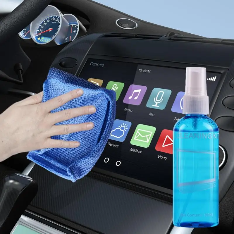 Screen Cleaning Spray Set 3 In1 Screen Cleaning Suits Kit With Brush For TV LED PC Monitor Laptop Tablet Keyboard Cleaner 3
