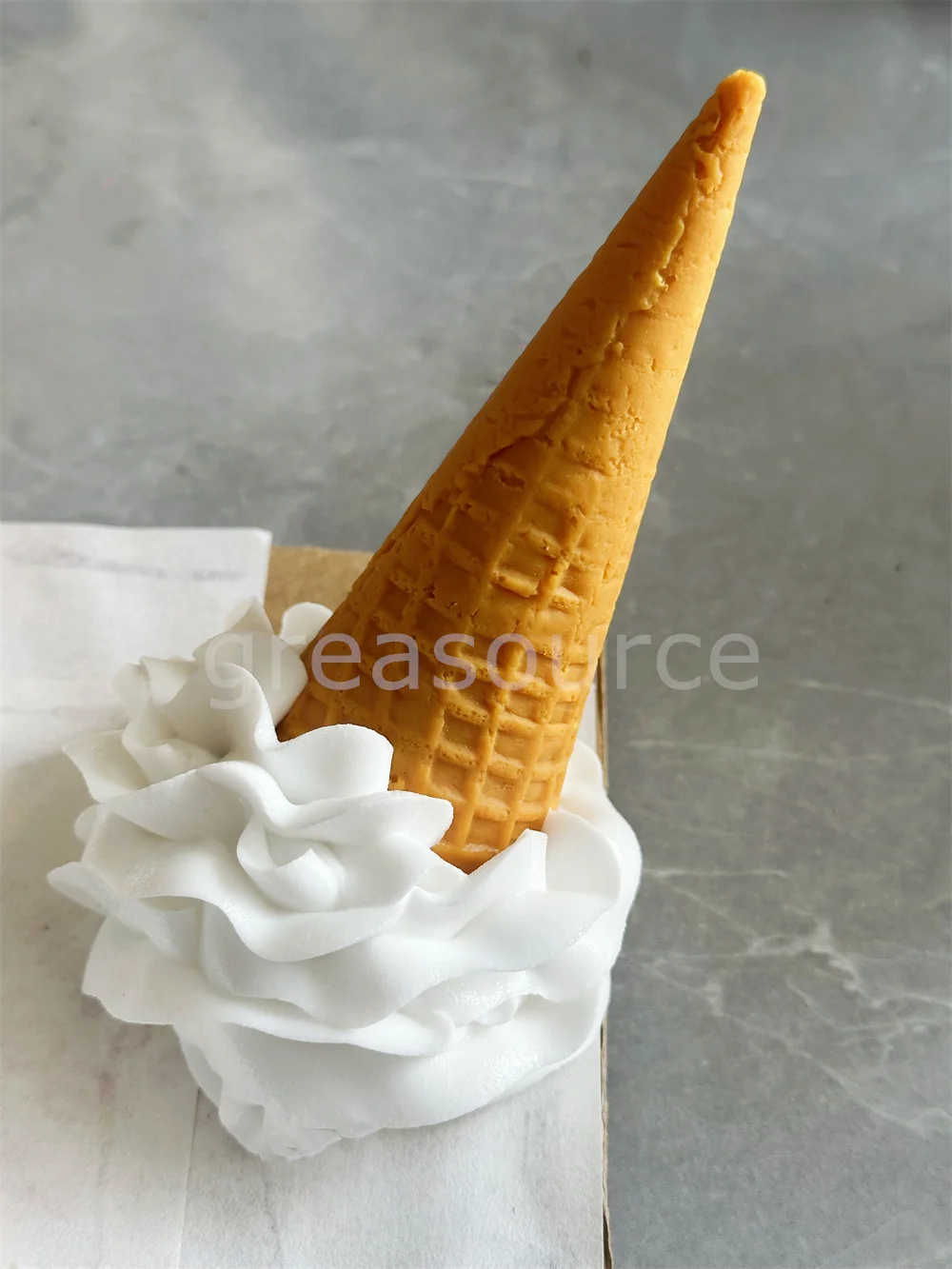 面白いドロップアイスクリームコーンドアストッパーかわいい 3D 抗