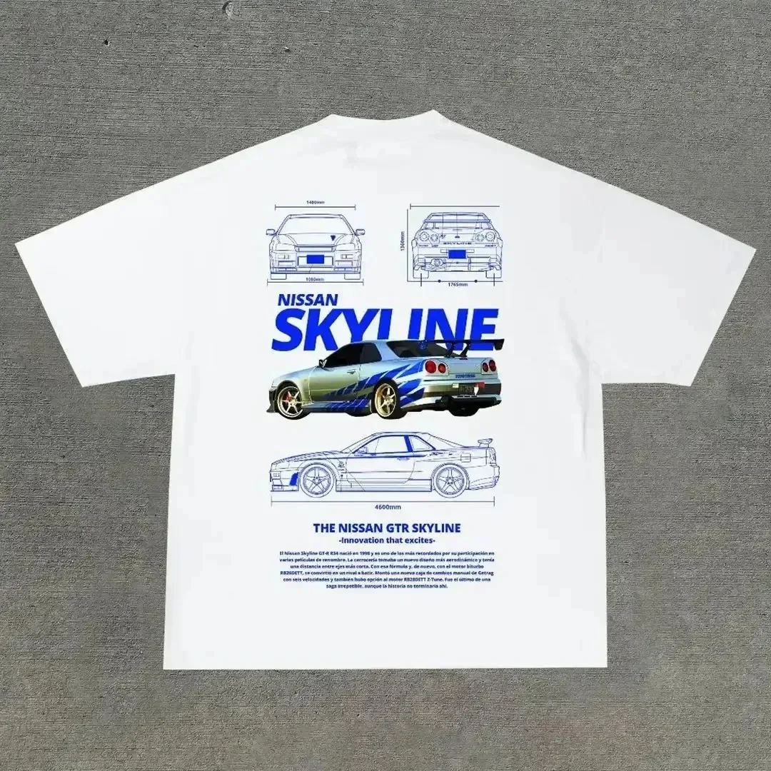 Cotton T Shirt T Shirt Casual Cotton Classic Fashion Design Car letter pattern print T-shirt O-neck short-sleeved summer aesthetic popular y2k tops tee t shirt,cotton t shirt