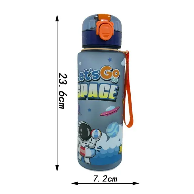 High Quality 700ML Astronaut Space Cup Plastic Seal Sippy Cup Cartoon With Latch Water Bottle Outdoor Sports 6