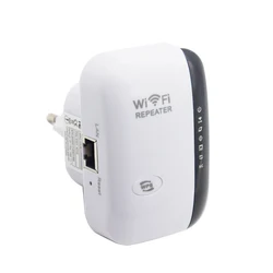 High - Speed WiFi Signal Booster & Repeater - US Plug (7 Lights Black)