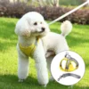 Breathable Pet Harness Escape-Proof Reflective Dog Harness for French Bulldog Harness Vest Puppy Pet Outdoor Walking Lead Leash