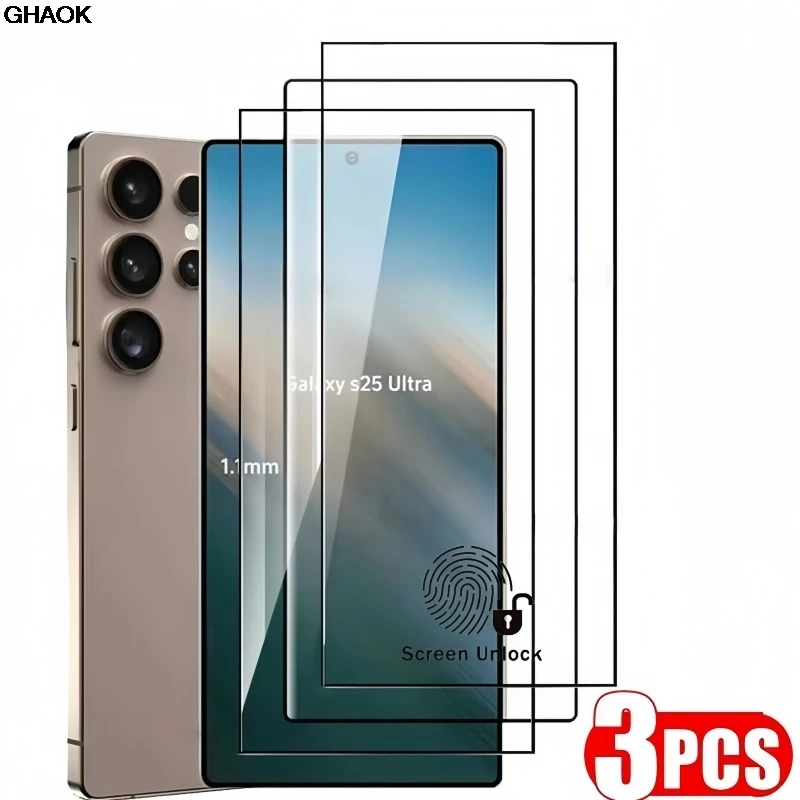 Premium Tempered Glass Screen Protector Set - 3 Pack