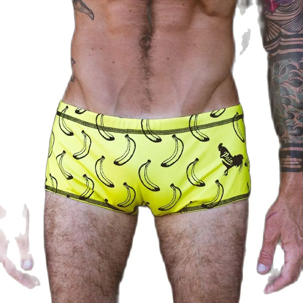 Liefde De Pijn Zwembroek Anti-Drop Zwembroek Shark Afdrukken Slipje Zwemmen Training Vierkante Been Broek Training Swin