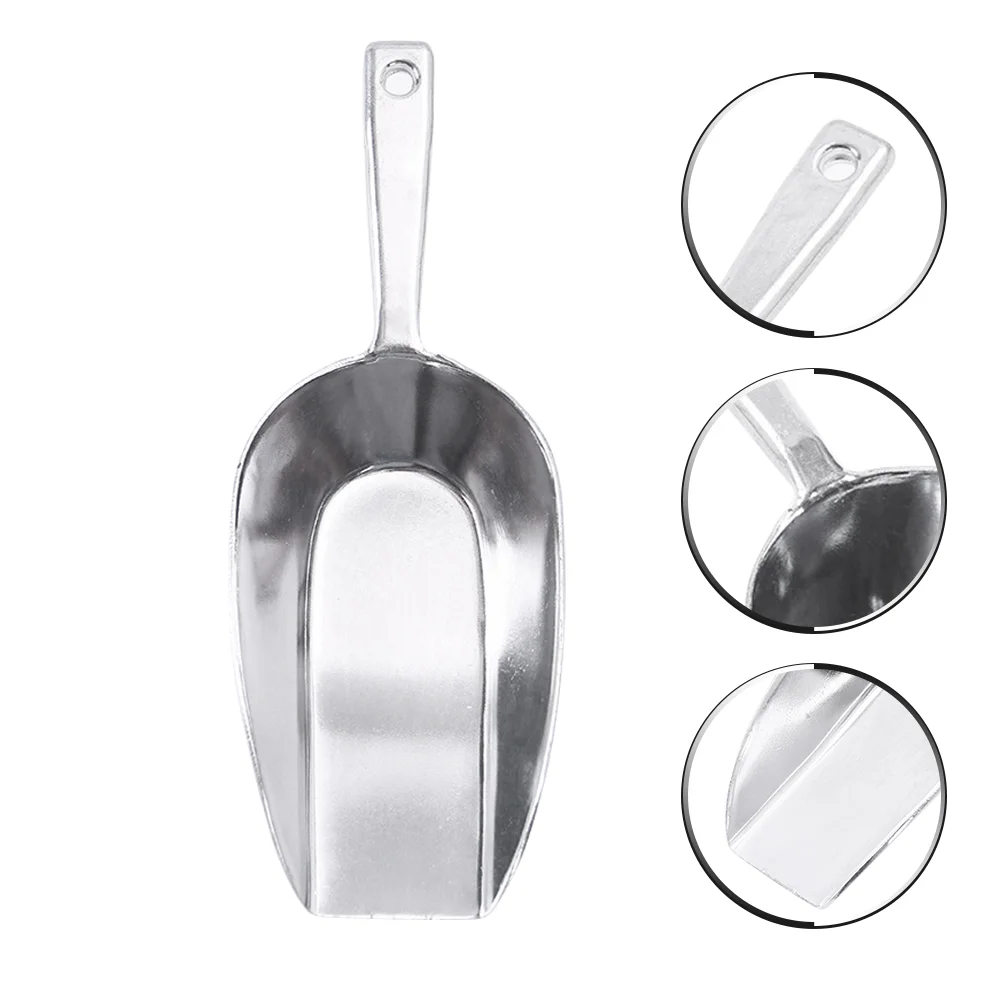 

Aluminum Alloy Ice Bar Kitchen Gadget Grain Fries Holder Aluminium Flour Scoop Multi-functional Food Sugar Spoon