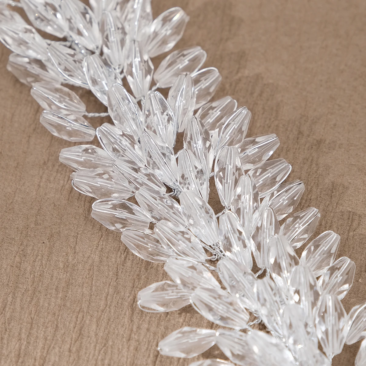 Bridal Wedding Crystal Beaded Heavy Duty Hair Bands Luxury Headbands For Women Holiday Headwear Elegant Hair Accessories