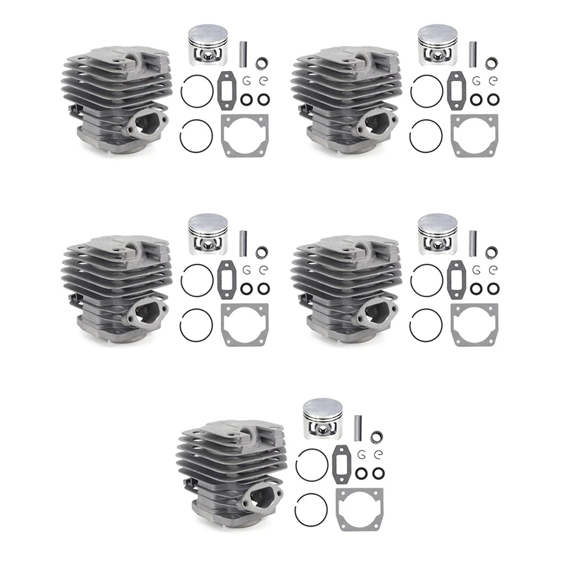 

Promotion! 5 Set Diameter 45Mm Chainsaw Cylinder And Piston Set Fit 52 52Cc Chainsaw Spare Parts For Gasoline/Oil Chainsaw Spare