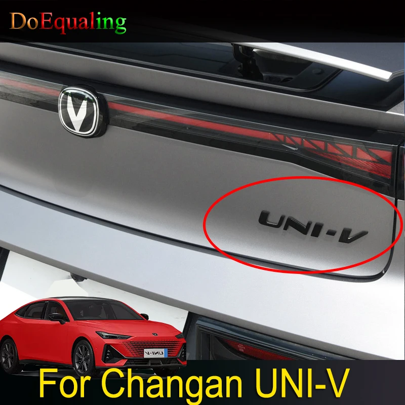 

Для Changan UNI-V UNI V 2024 2023 2022 2021 черный 3D надпись персонализированный оригинальный логотип автомобиля обновленные и модифицированные детали
